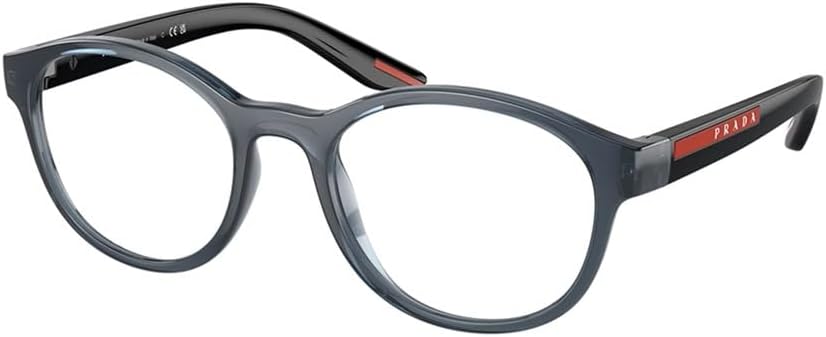 Prada Linea Rossa Eyeglasses PS 7 PV CZH1O1 Crystal Blue