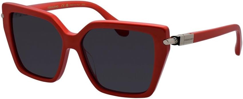 Ferragamo Women's Sf 1106S 57Mm Sunglasses, Red
