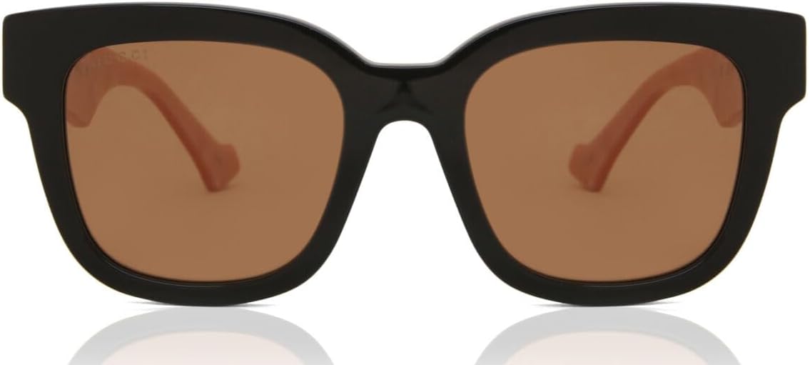Gucci Women's Oversized Square Sunglasses, Black-Pink-Brown, One Size
