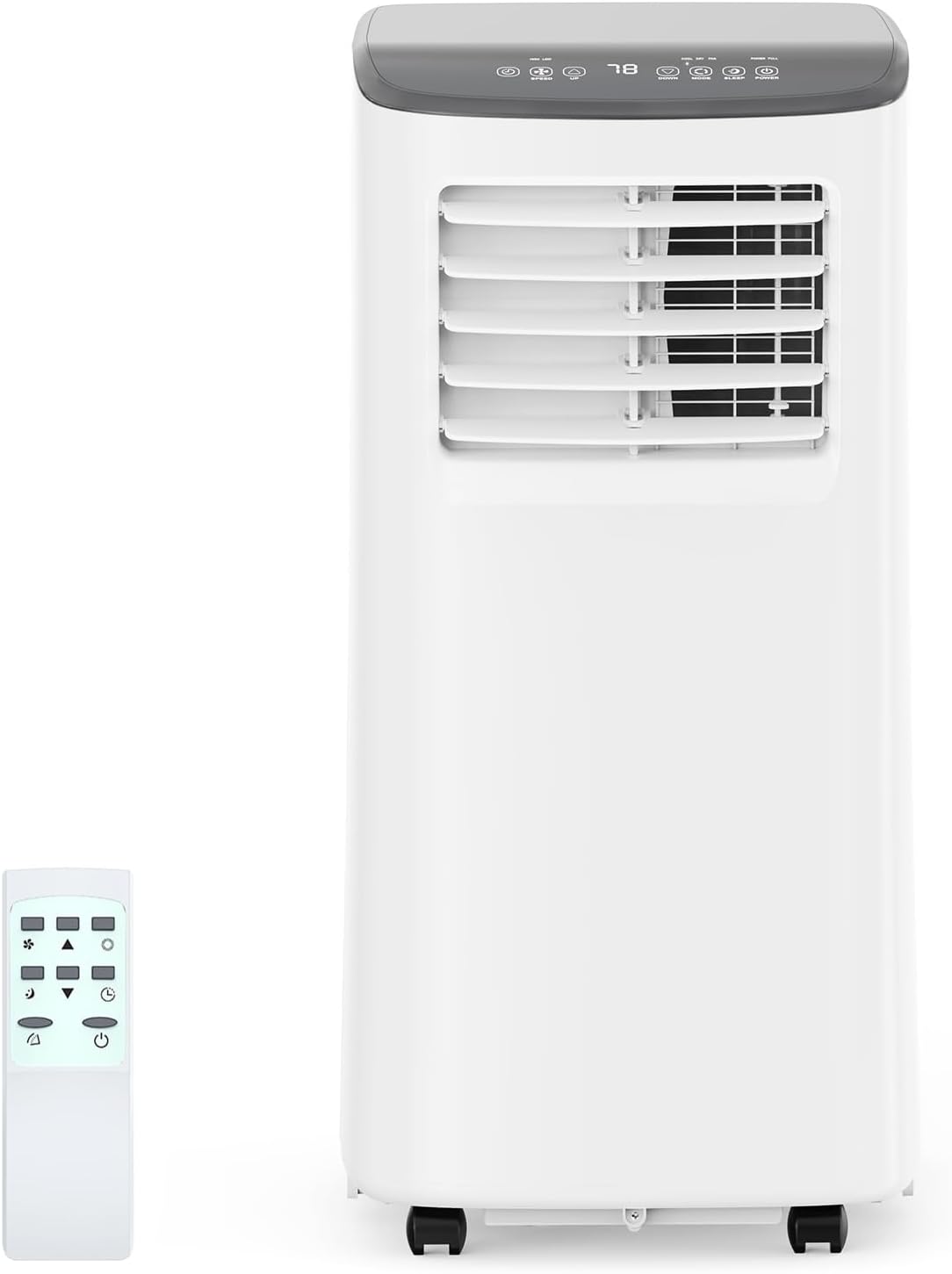 Garvee 3-in-1 Portable Air Conditioner, 8,000 BTU Portable AC Unit with Cooling, Dehumidifier & Fan for Rooms up to 350 sq.ft with Remote Control, Sleep Mode, 24H Timer & Window Kit