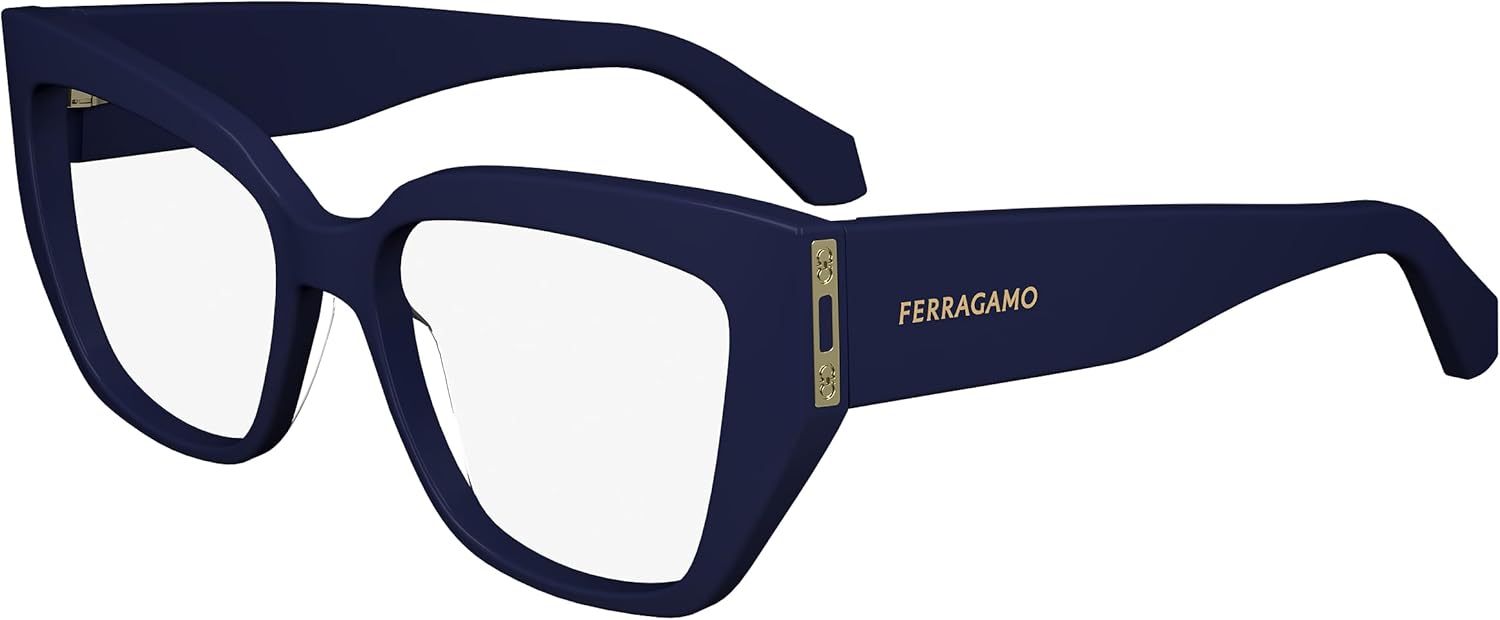 FERRAGAMO Eyeglasses SF 2972 414 Blue Navy