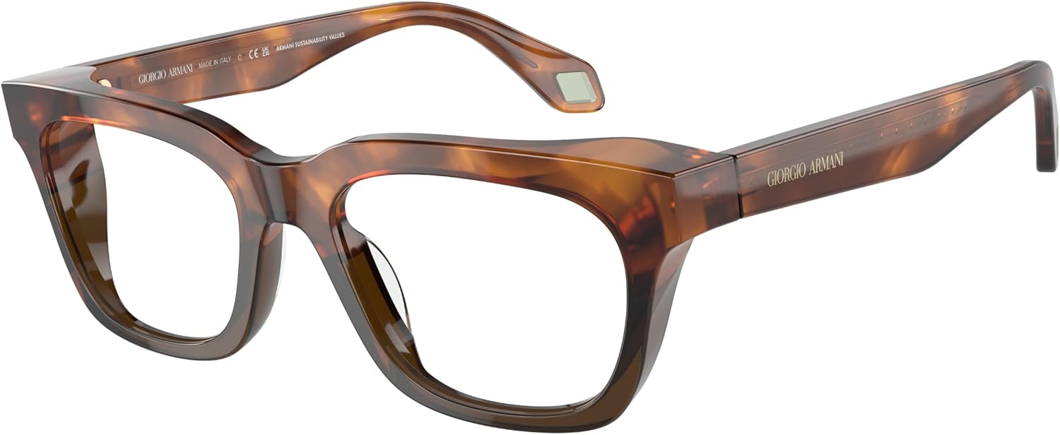 Eyeglasses Giorgio Armani AR 7247 U 5988 Havana Red/Opaline Olive Green