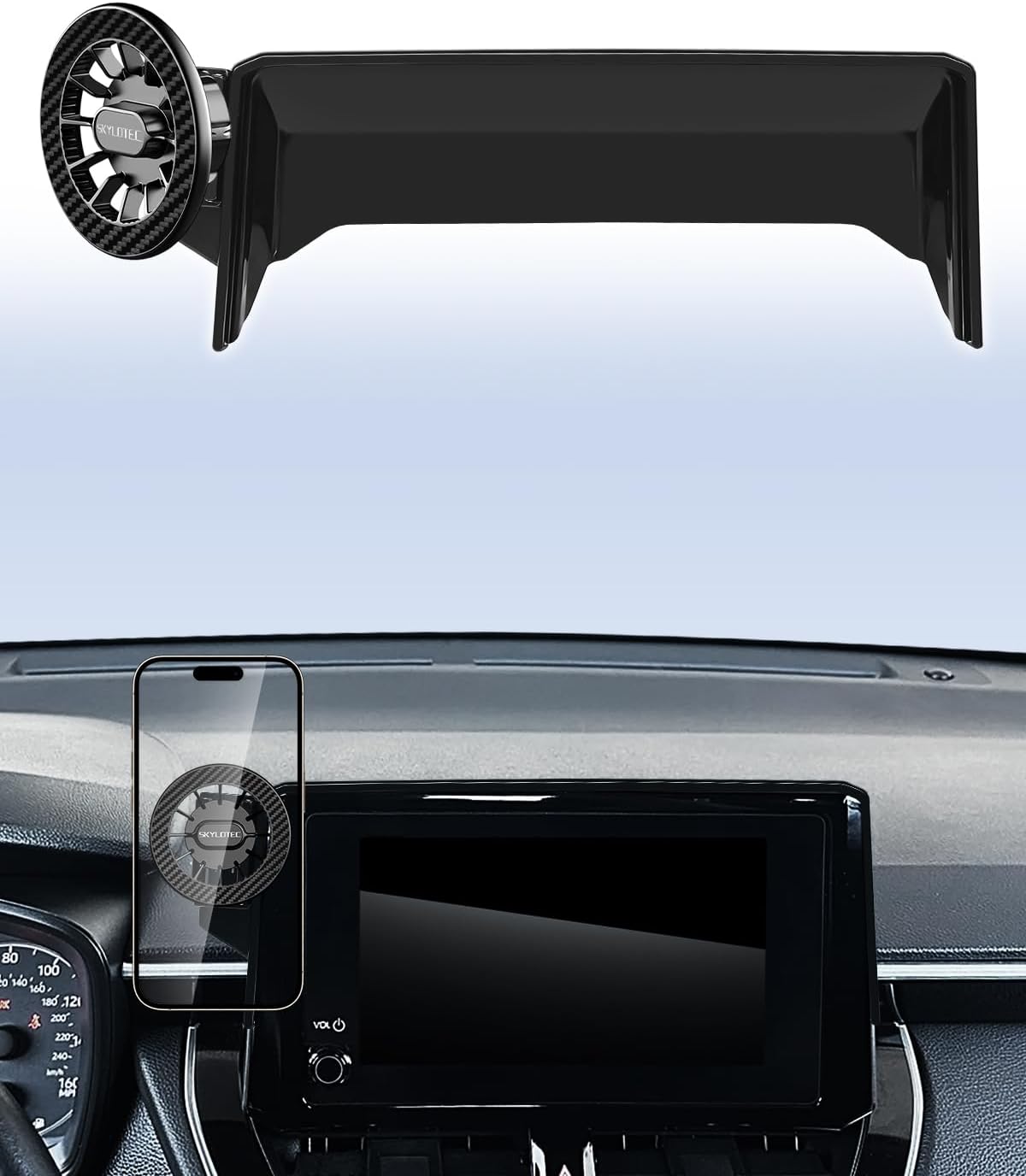 SKYLOTEC Car Phone Holder for Toyota Corolla 2019-2026 Accessories | 8-inch Screen Corolla Cross 2022-2026, Automobile Cradles Magnetic Corolla Hatchback Cell Phone Mount for iPhone Samsung