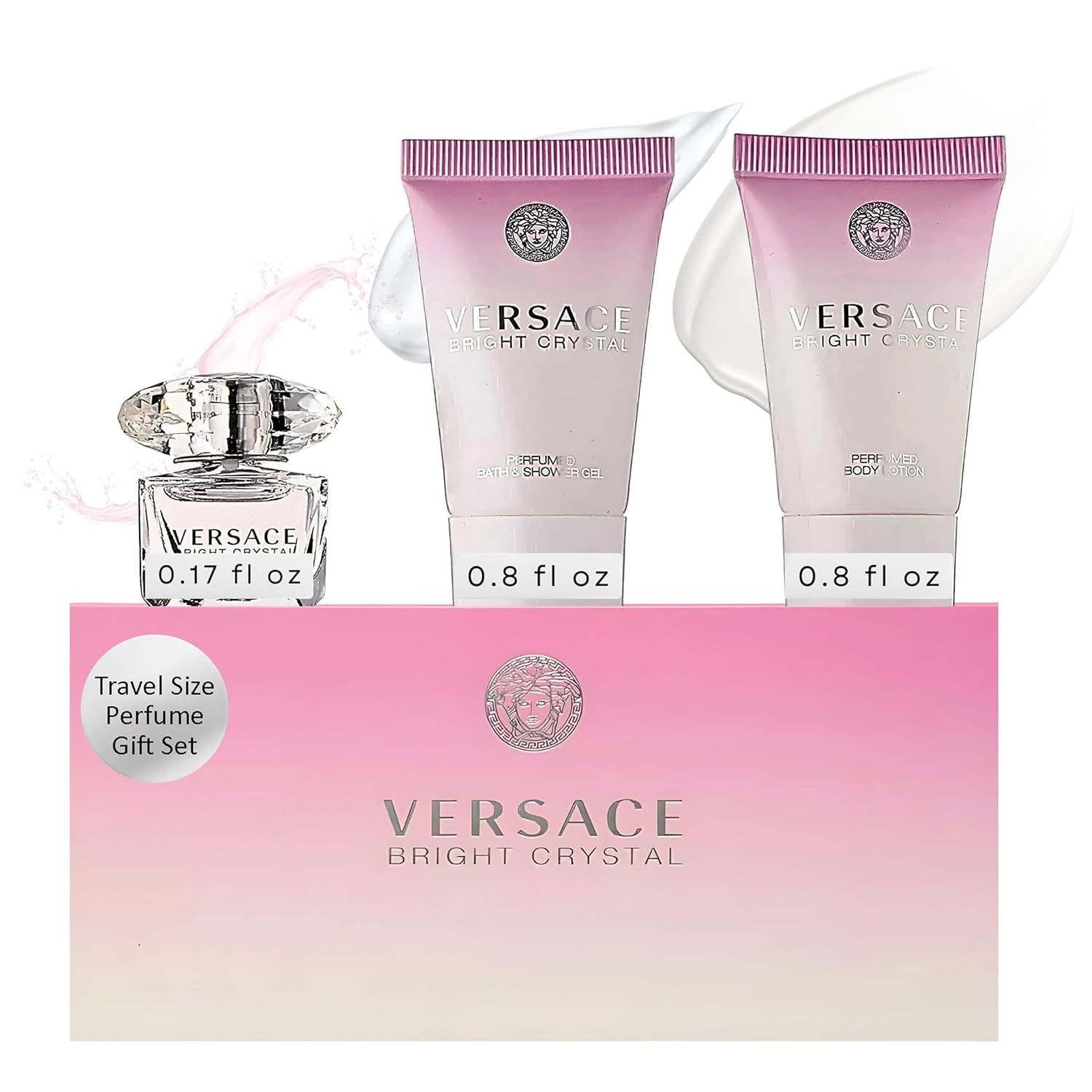 Versace Bright Crystal 3-Piece Miniature Set