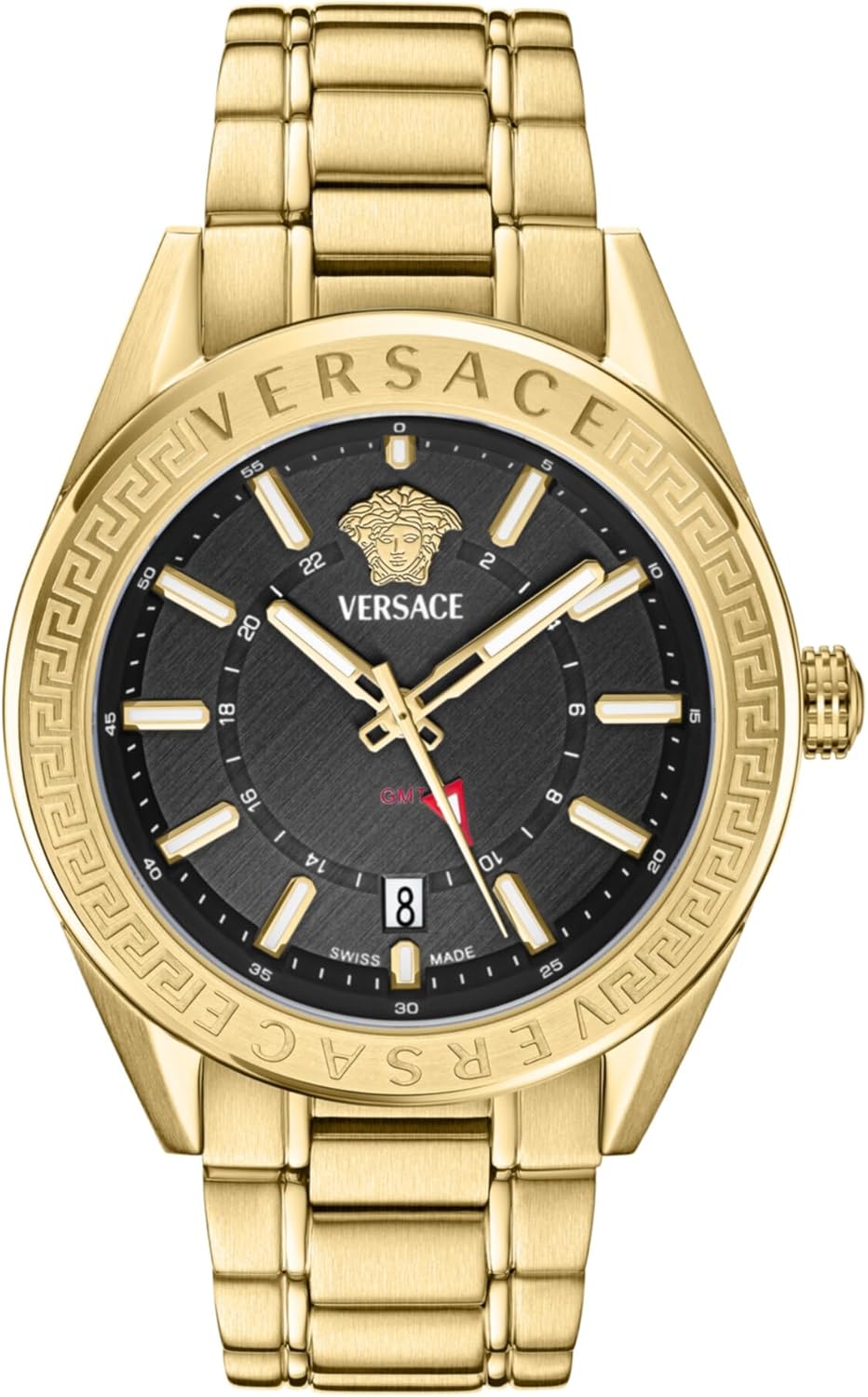 Versace V-Code GMT Bracelet Watch