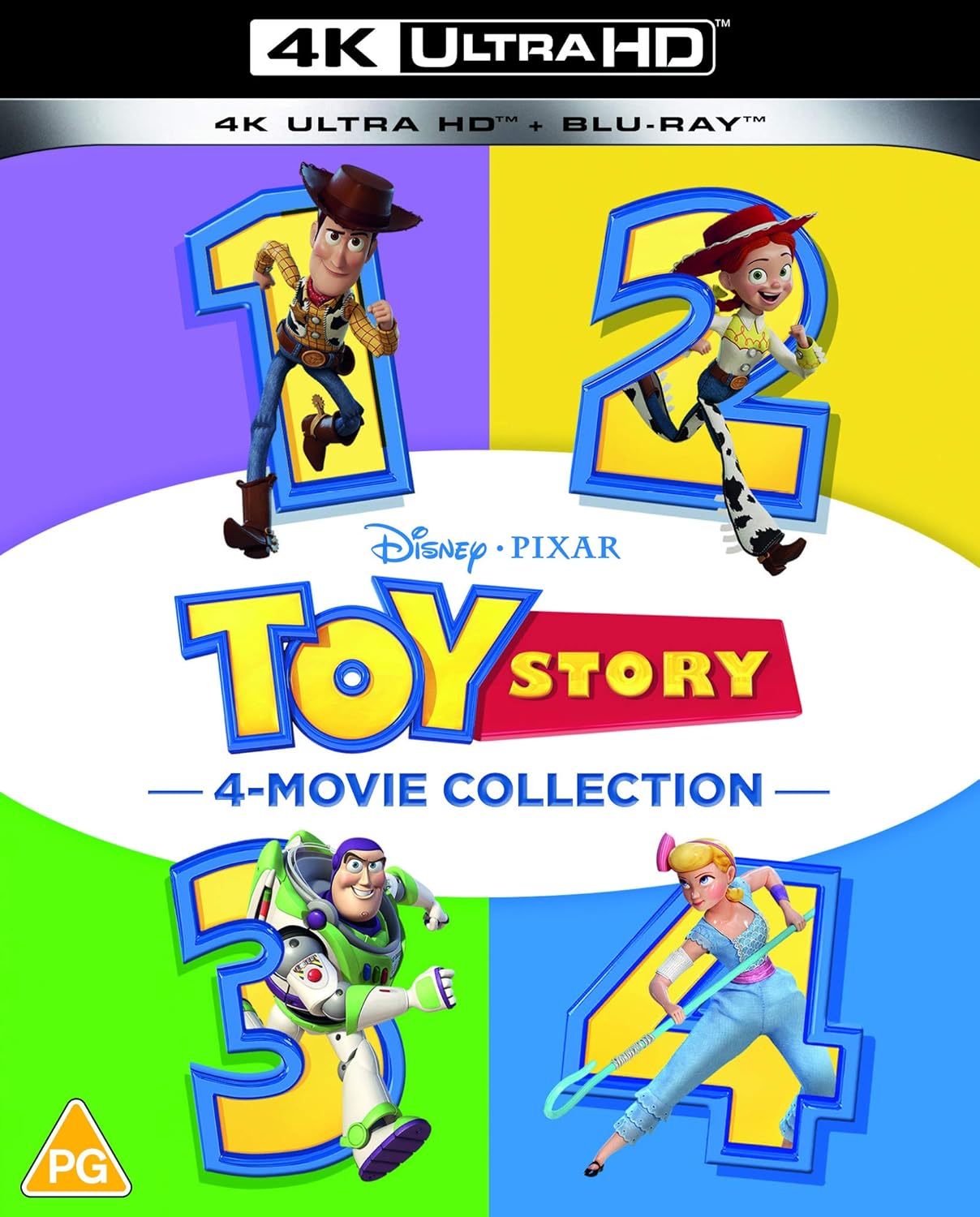 Disney and Pixar's Toy Story 1-4 UHD Collection [Blu-ray] [2021] [4K UHD]