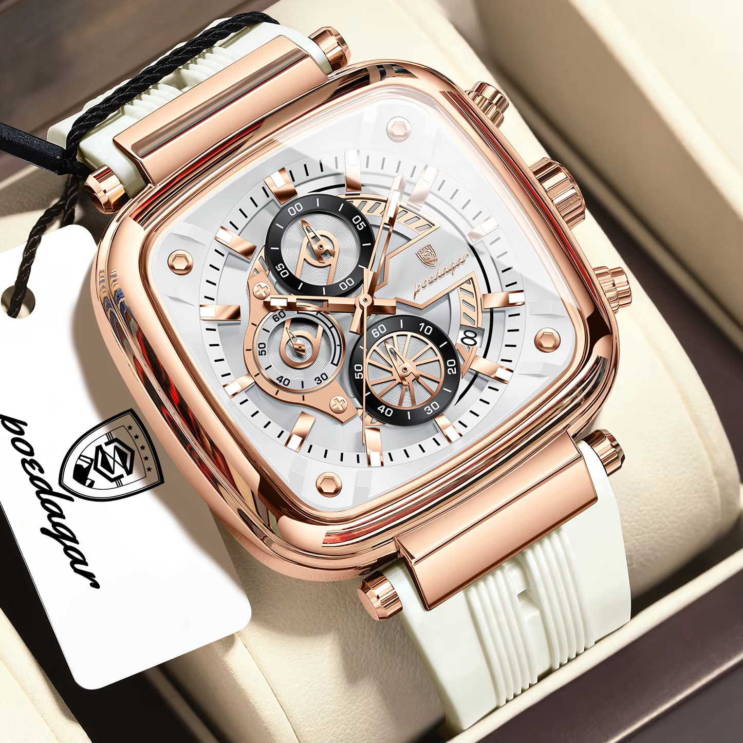 POEDAGAR Sports Watches For Men Fashion Waterproof Luminous Date Man Wristwatch Chronograph Quartz Silicone Men Watch Male Reloj - AliExpress 1511